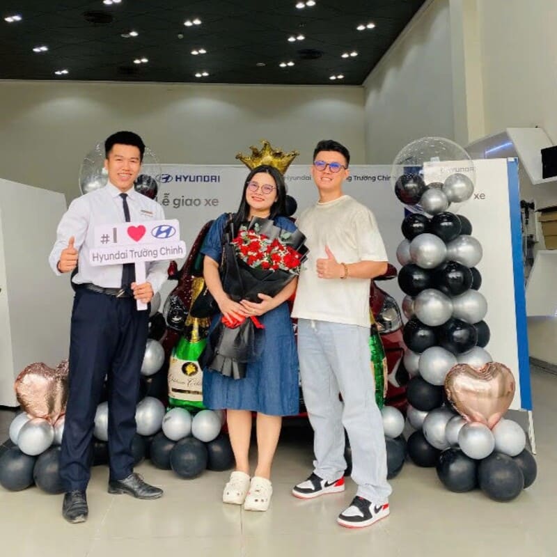 Bàn giao xe Hyundai Trường Chinh