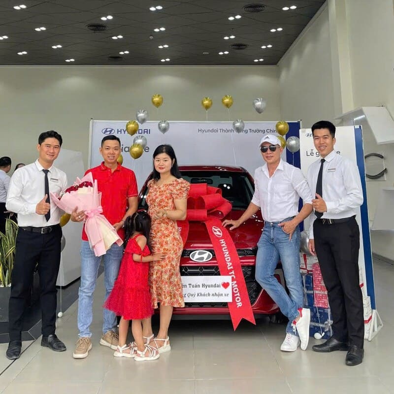 Bàn giao xe Hyundai Trường Chinh