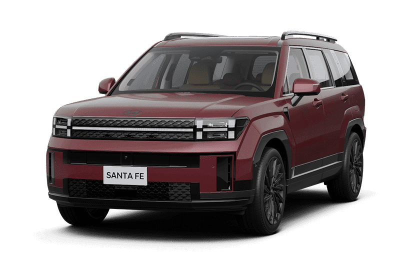 Hyundai Santafe 2025 Màu Đỏ