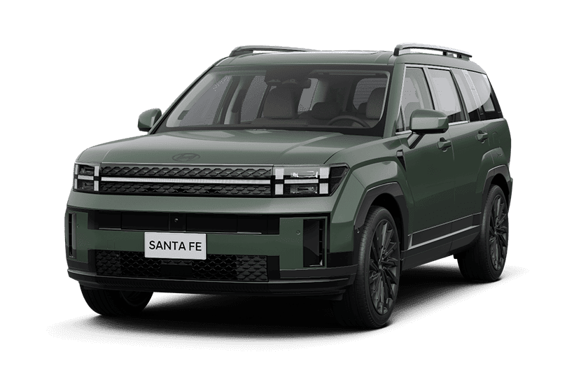 Hyundai Santafe 2025 Màu Xanh Lục