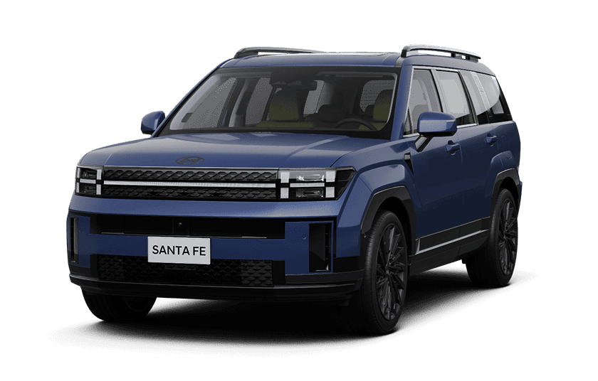 Hyundai Santafe 2025 Màu Xanh